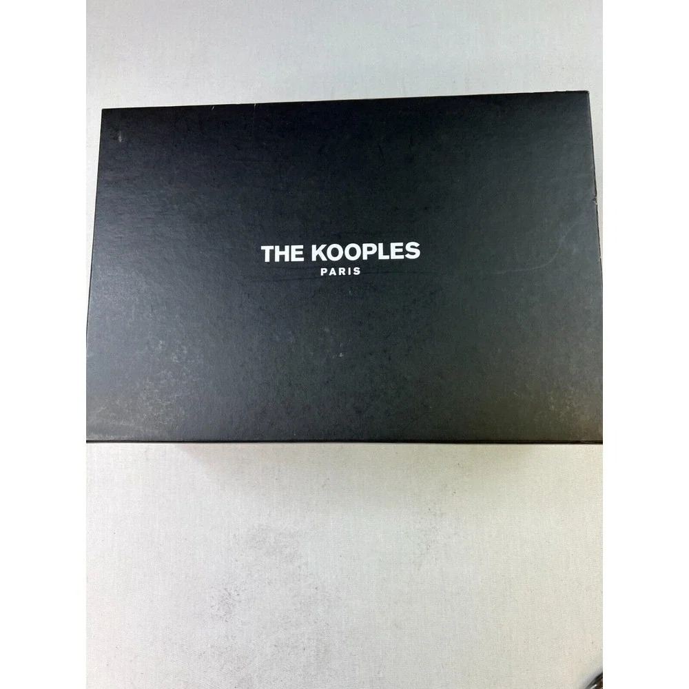 The Kooples Womens Bicolore Platform Sneakers White Leather Lace-Up Shoes 6.5/39